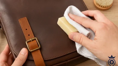 تمیز کردن کیف چرم مصنوعی