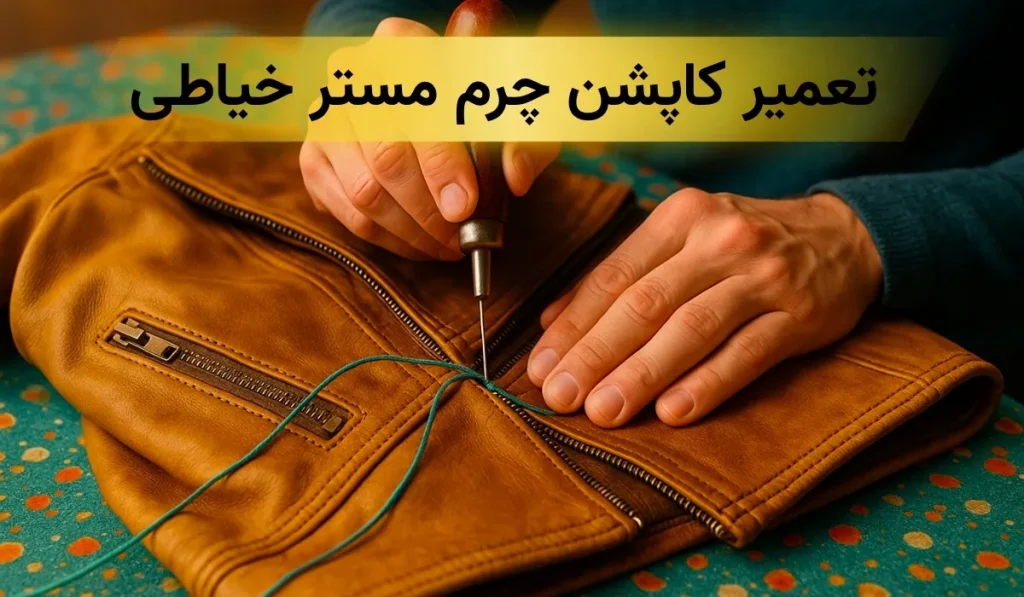 تعمیر کاپشن چرم در تهران