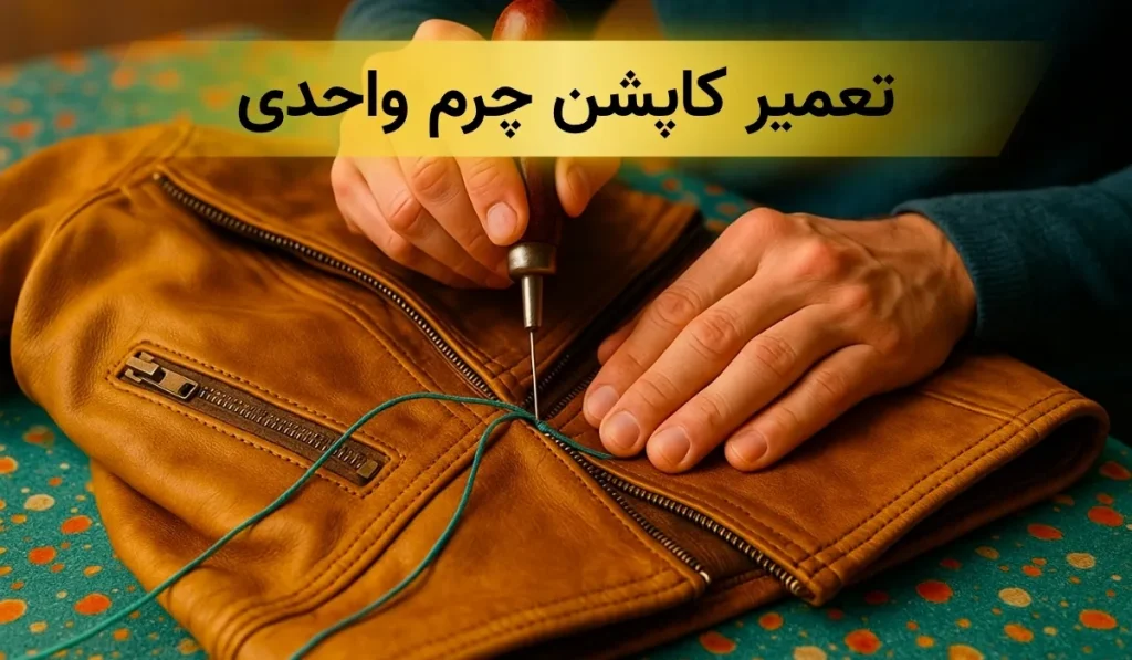 تعمیر کاپشن چرم در تهران