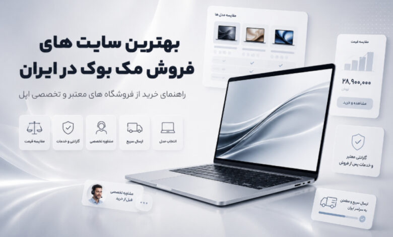 بهترین سایت های فروش مک بوک در ایران